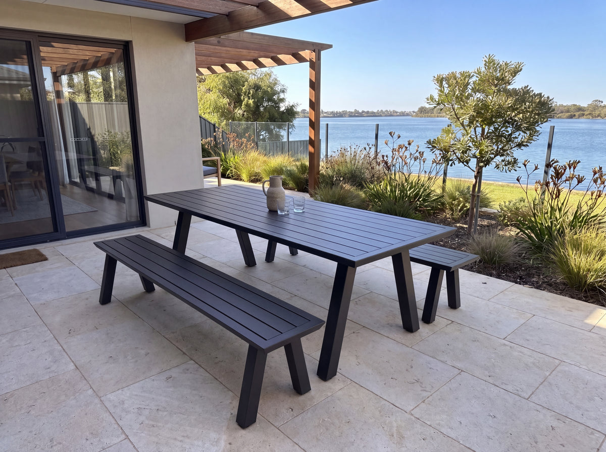 Copenhagen Dining Bench Set – 3pc