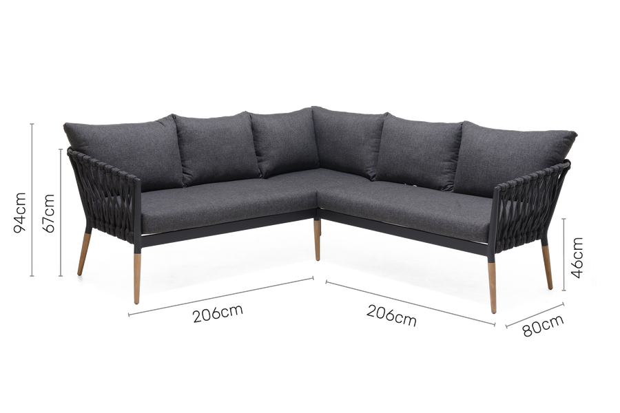Ipanema Corner Lounge dimensions