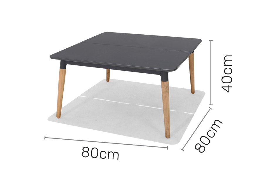 Ipanema Square Coffee Table dimensions