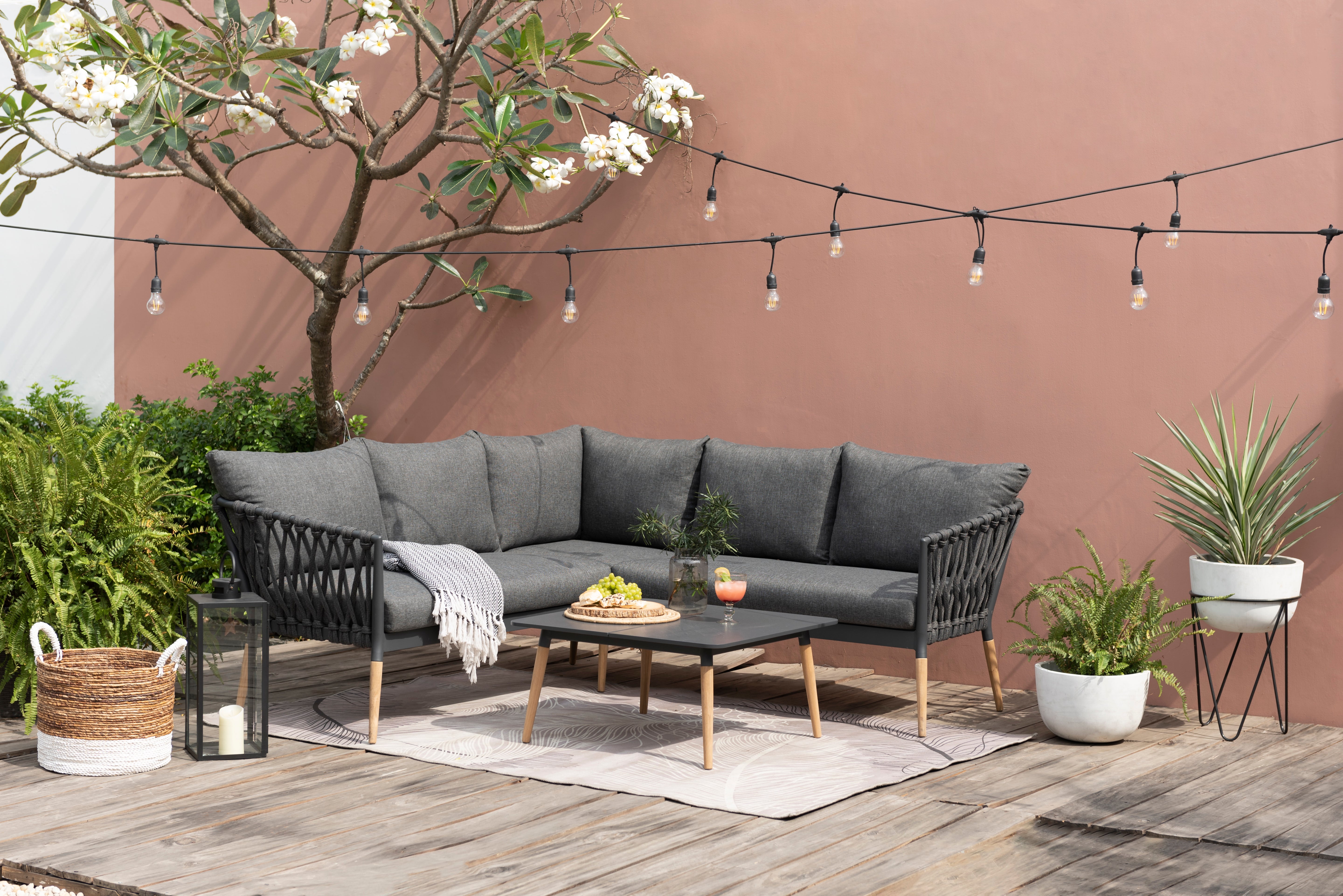 Ipanema Corner Lounge Setting – 3 pc (inc. Table)