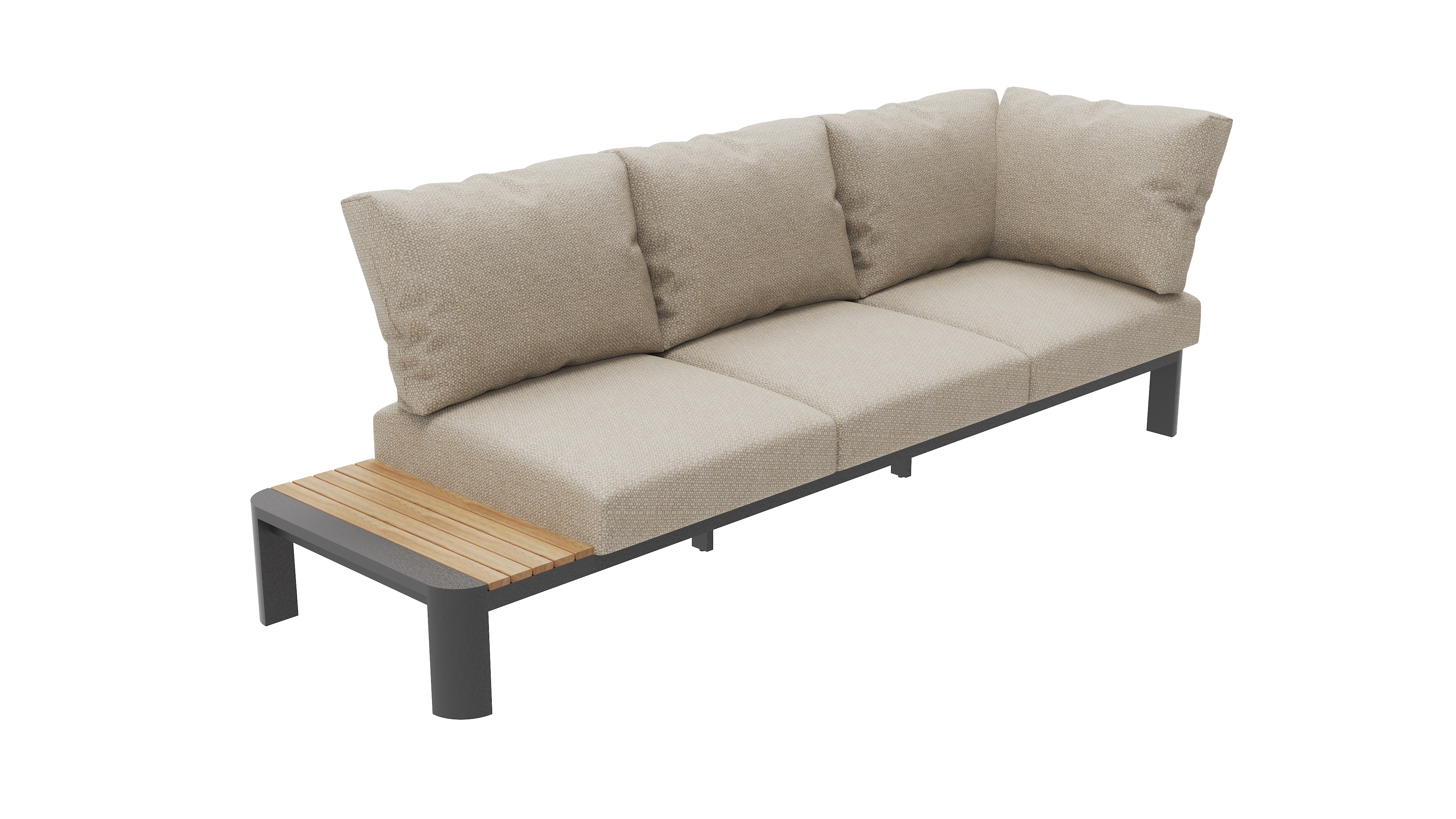 Byron Corner Lounge Setting – 3 pc (inc. Table)