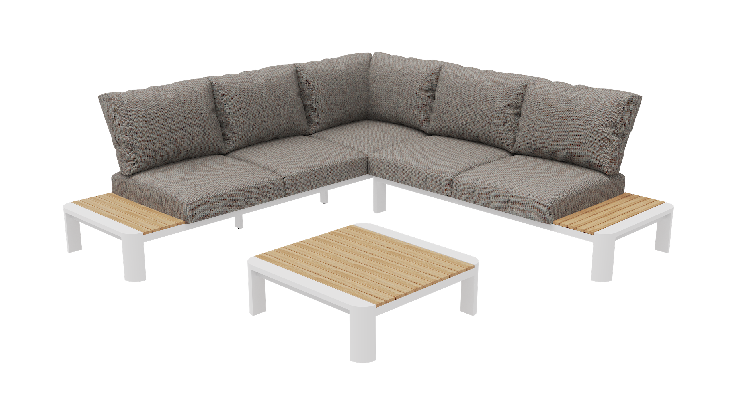 Byron Corner Lounge Setting – 3 pc (inc. Table)