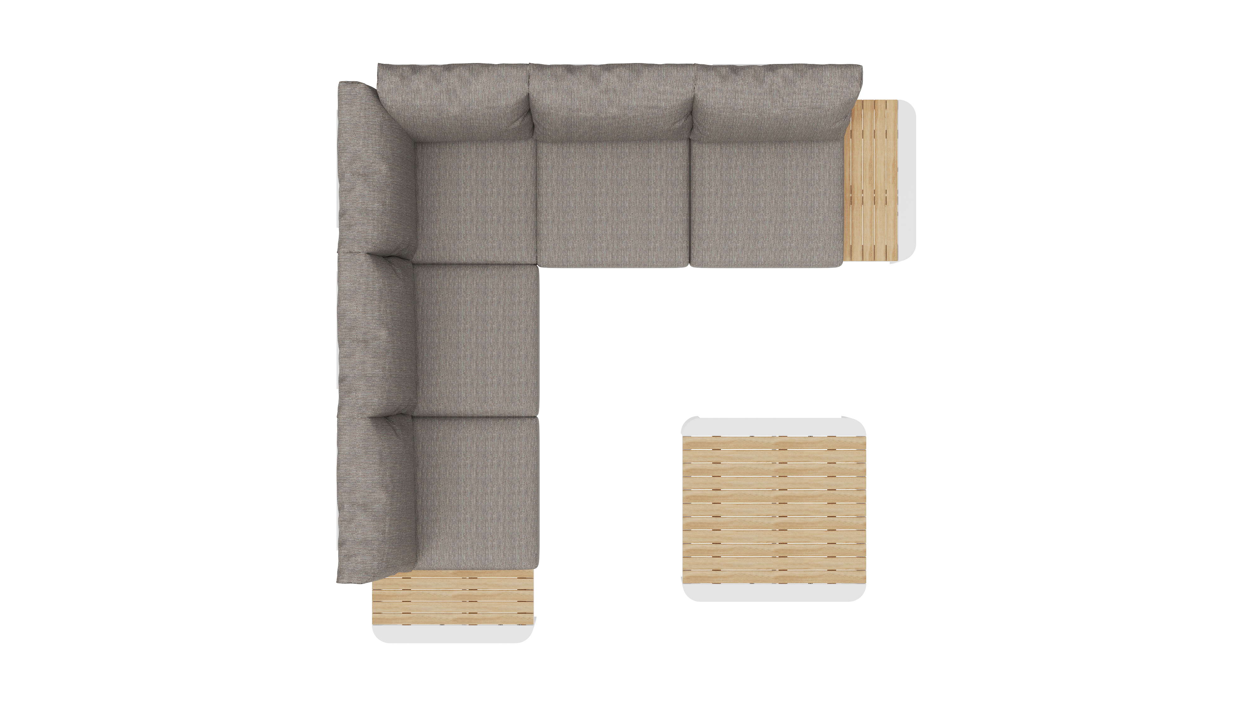 Byron Corner Lounge Setting – 3 pc (inc. Table)