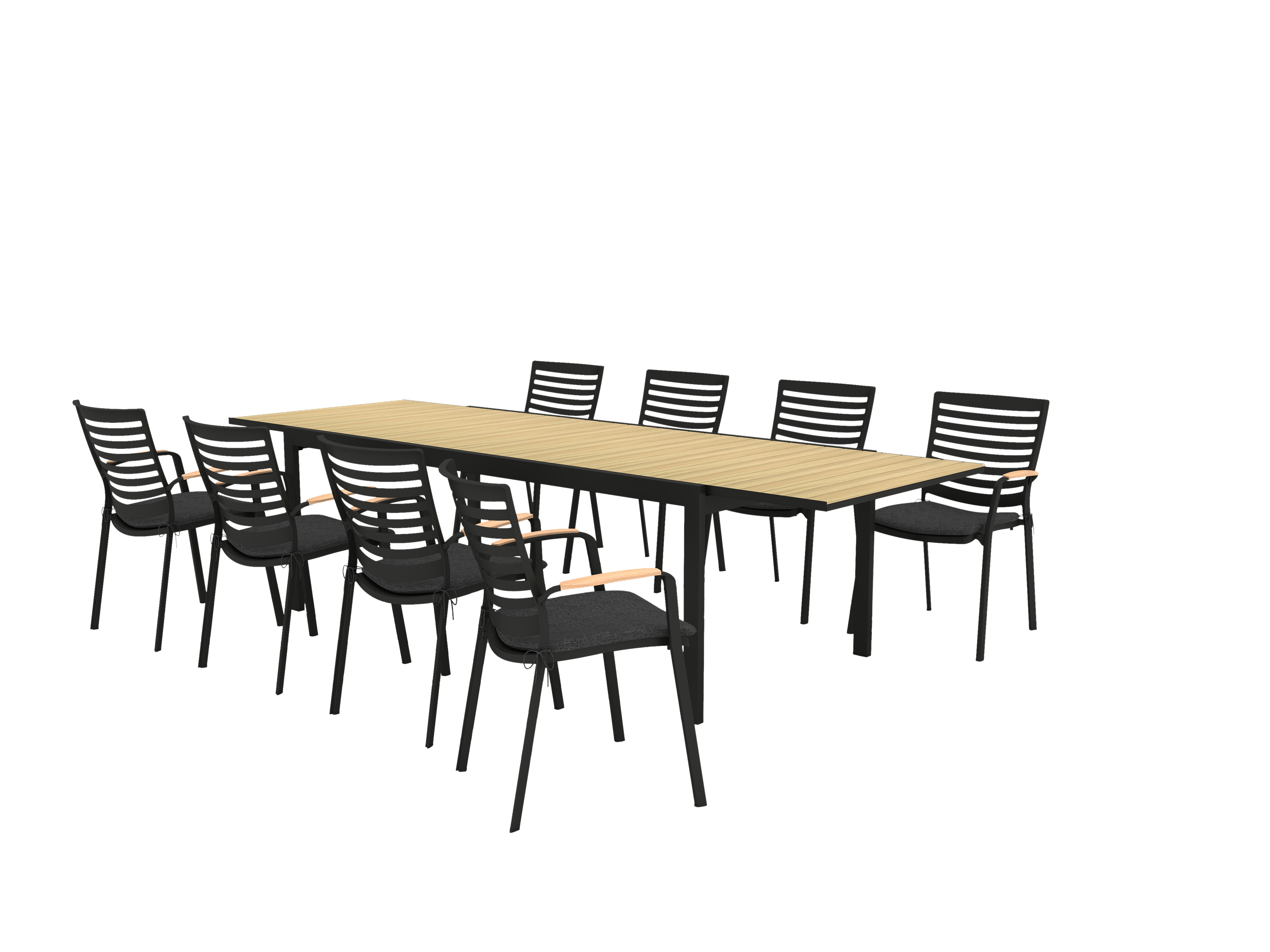 Panama & Portals Extendable Dining Set