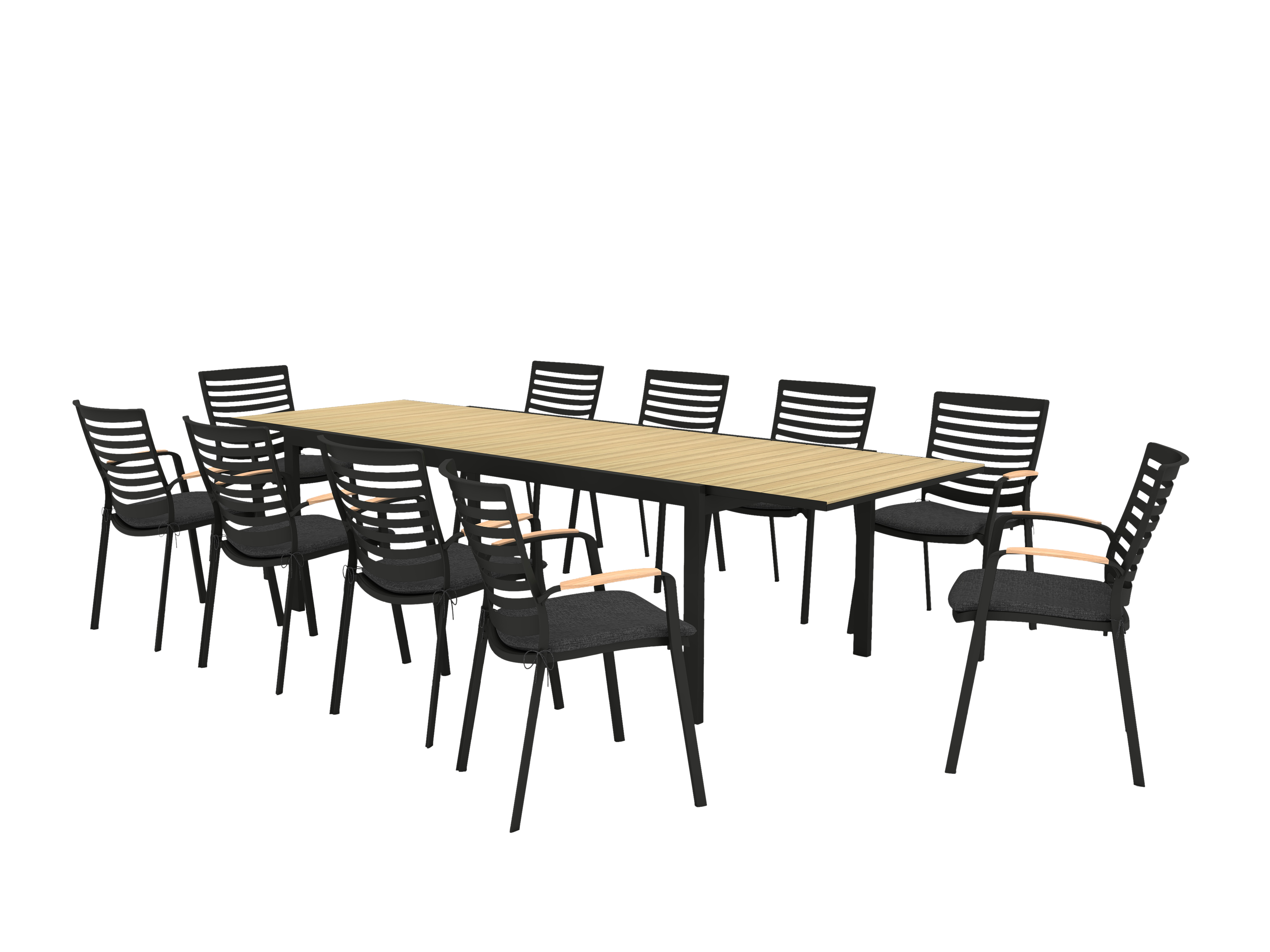 Panama & Portals Extendable Dining Set