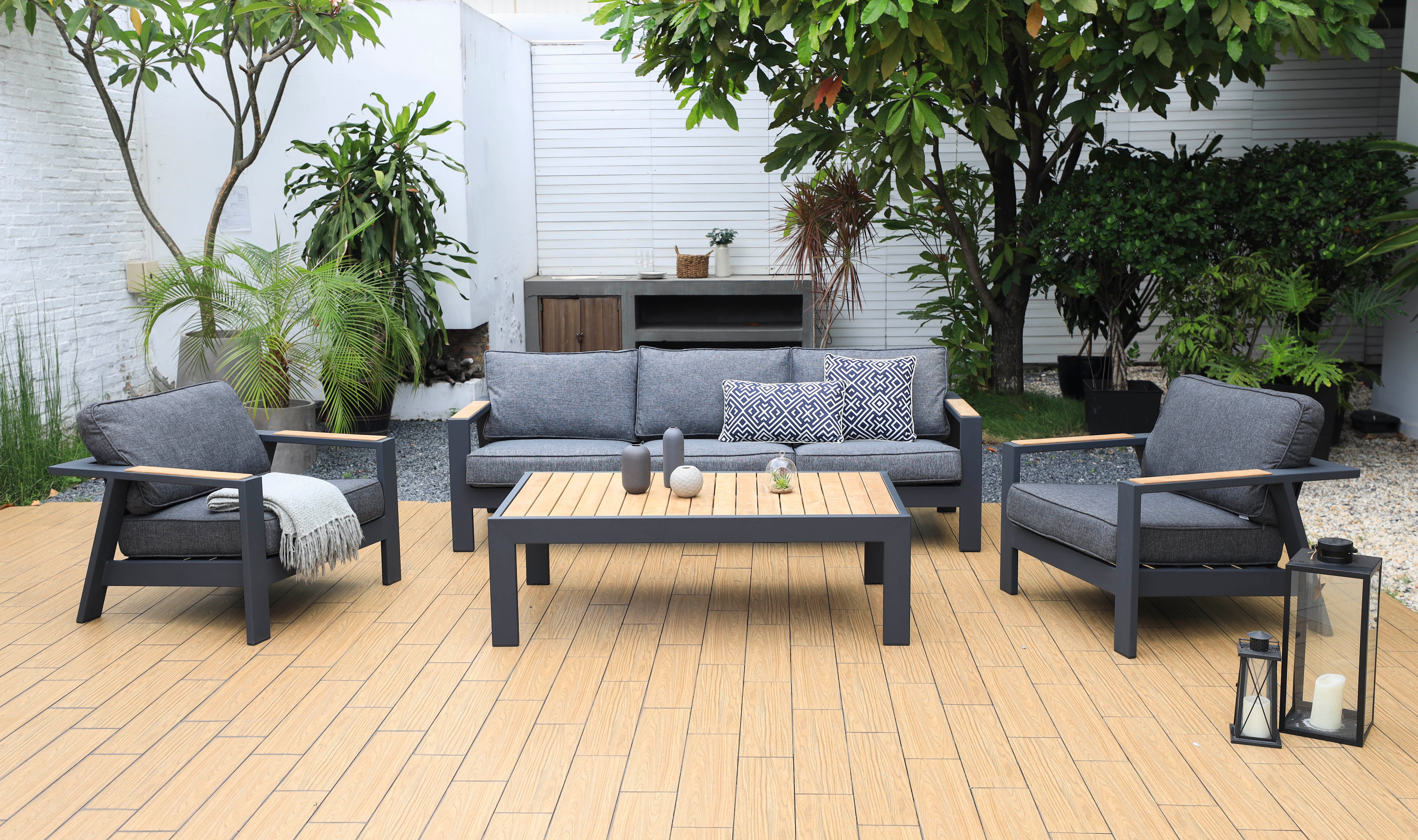 Palau 5-seat Lounge Setting – 4 pc (inc. Table)