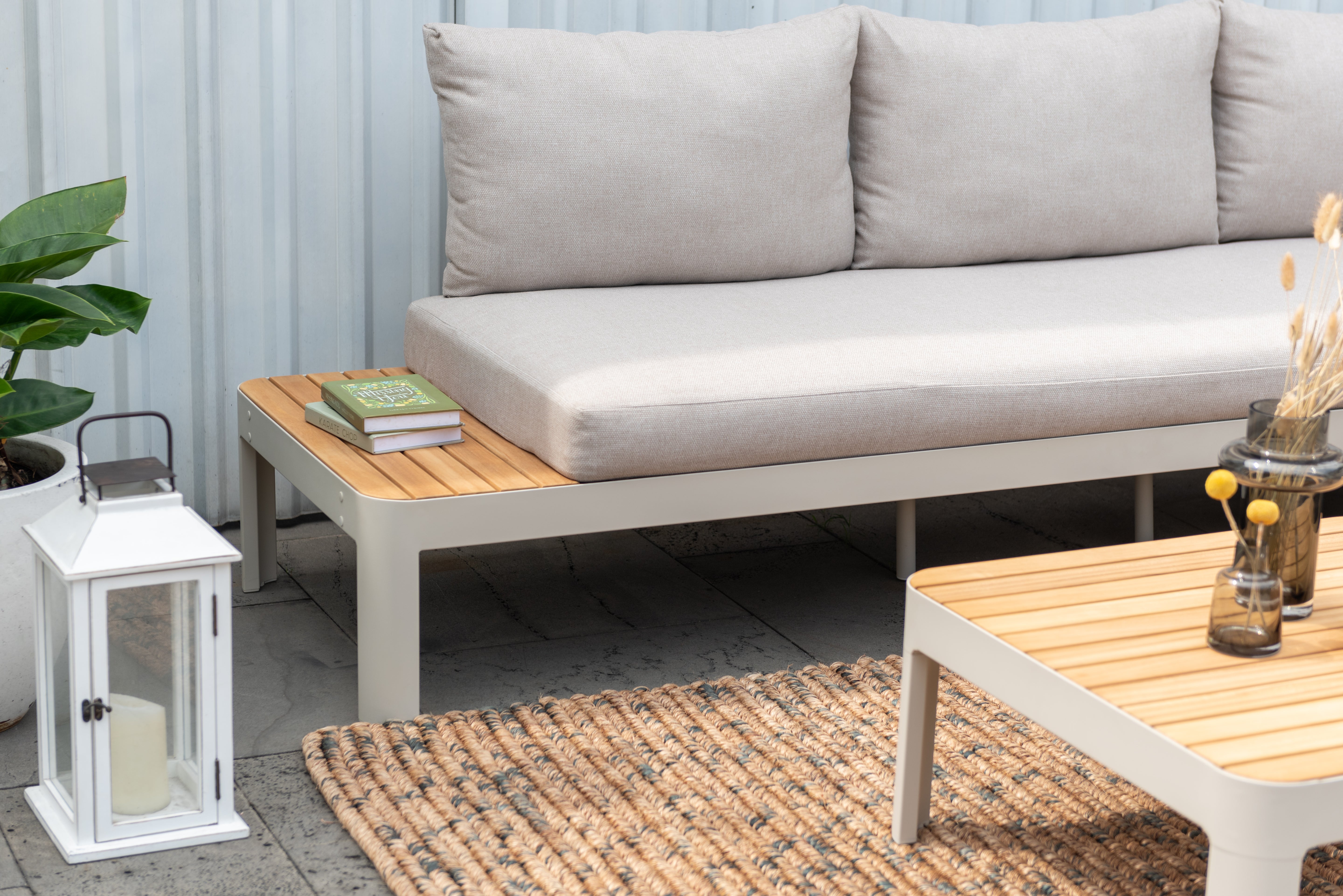 Portals 6-seat Corner Lounge Setting – 3 pc (inc. Table)