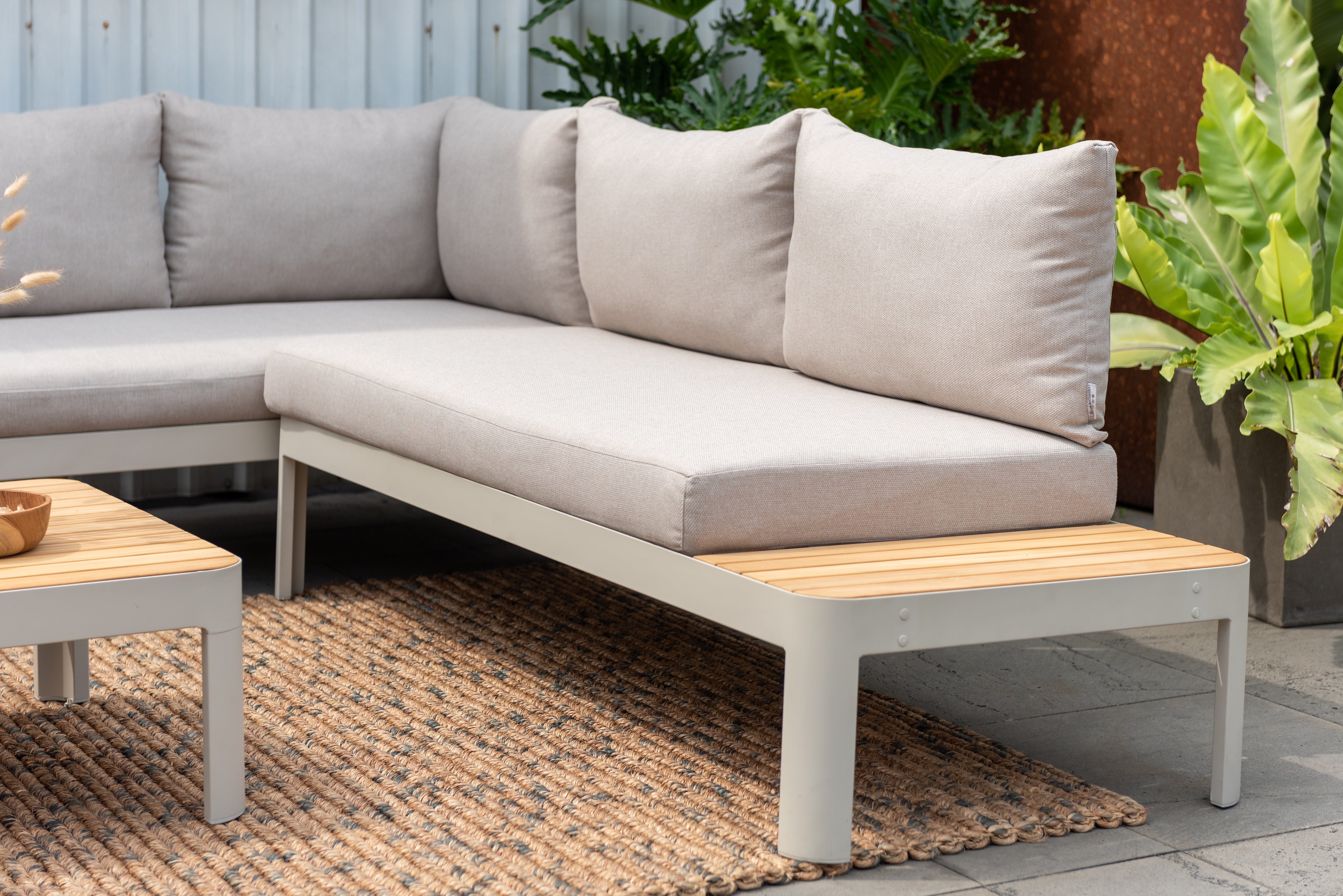 Portals 6-seat Corner Lounge Setting – 3 pc (inc. Table)