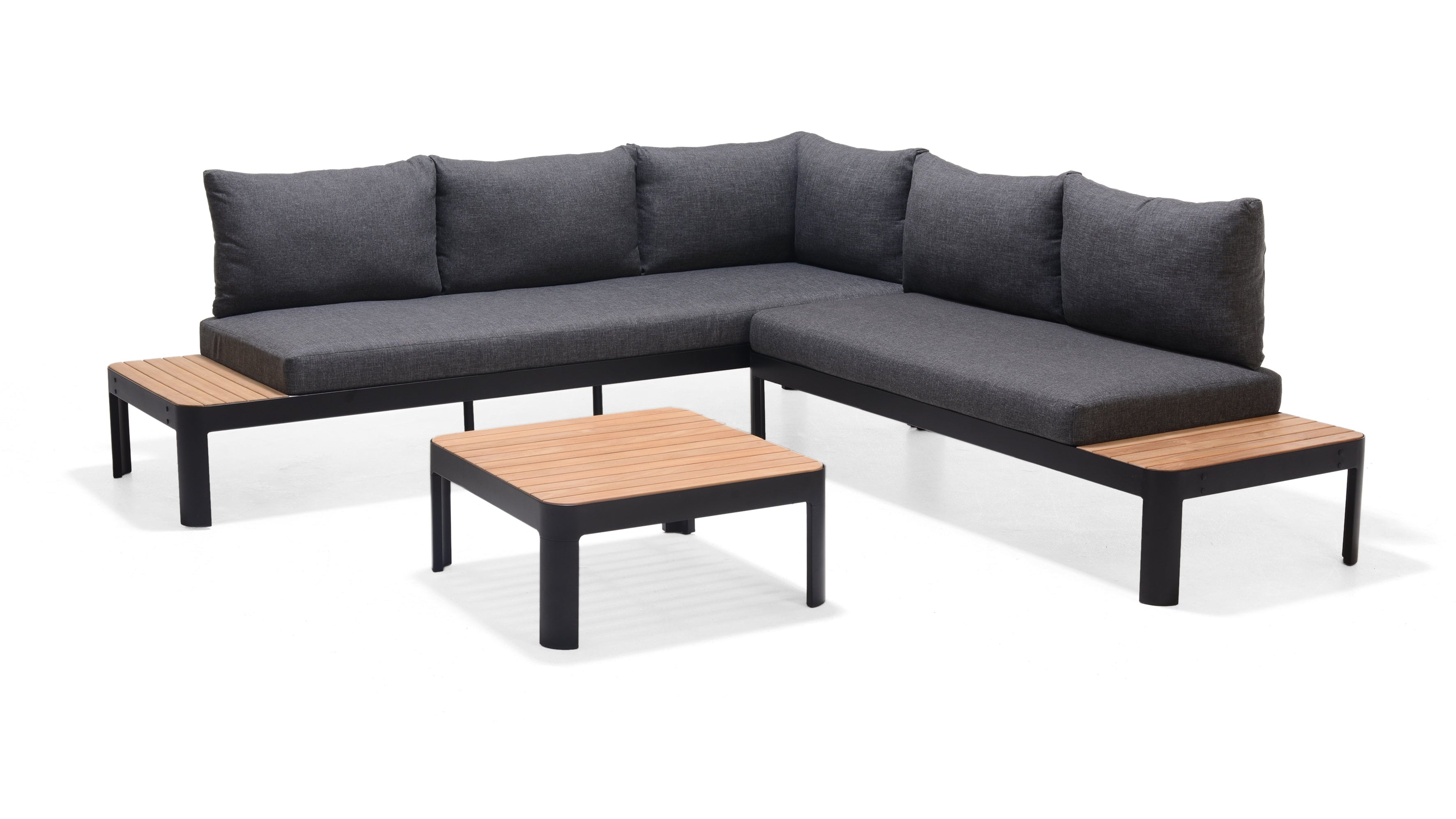 Portals 5-seat Corner Lounge Setting – 3 pc (inc. Table)