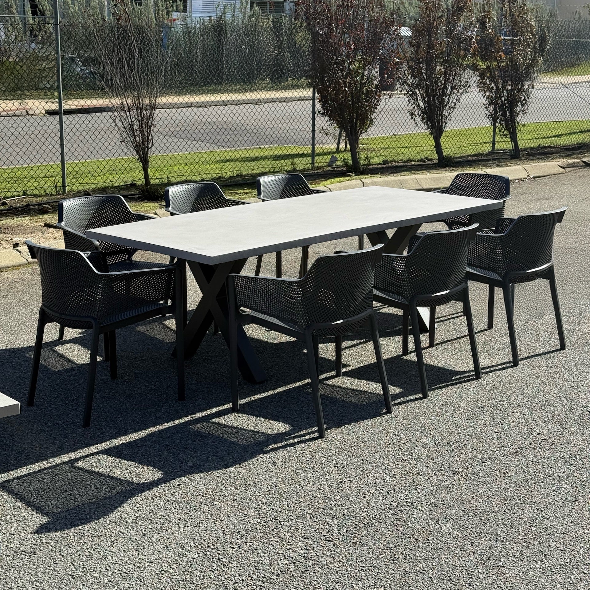 Switch & Bailey Resin Dining Setting