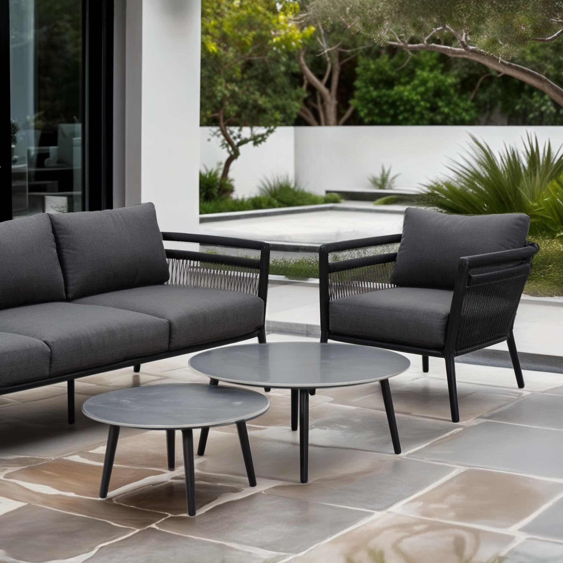 Reno 4-seat Lounge Setting – 4 pc (inc. Table)