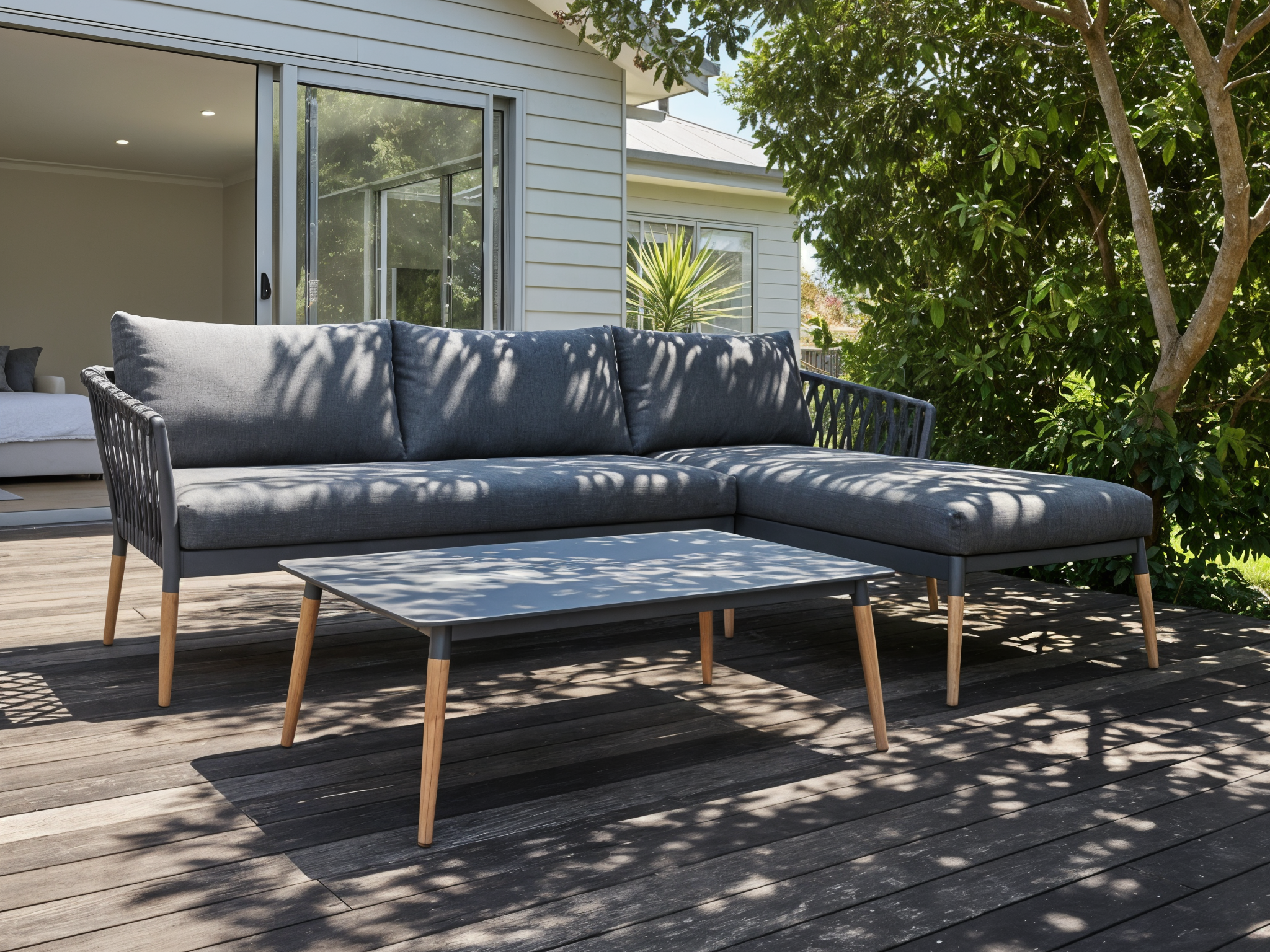 Ipanema Chaise Lounge Setting – 3 pc (inc. Table)