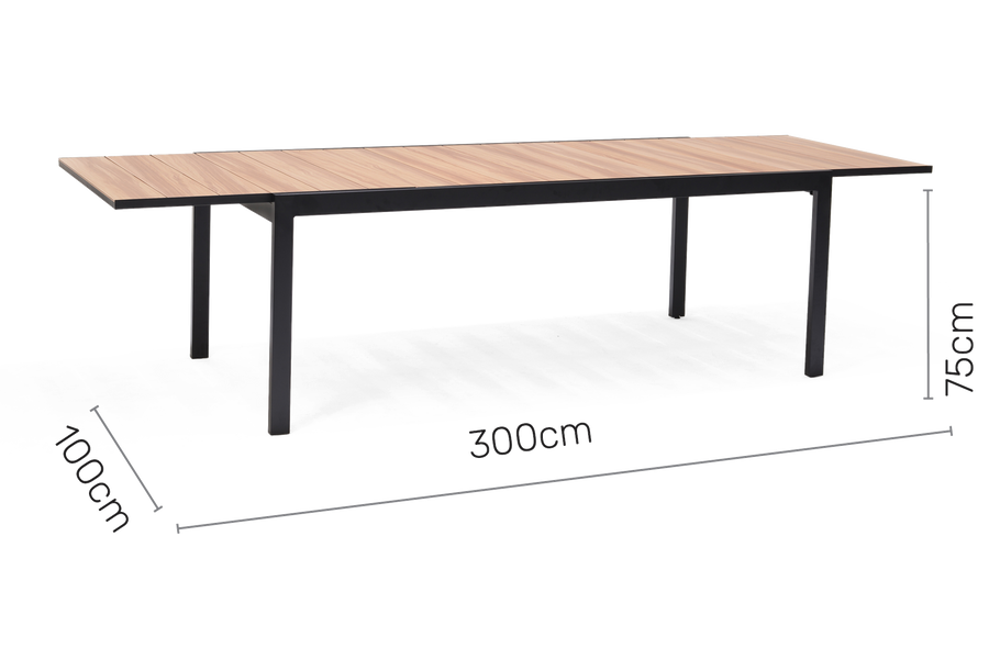 Panama Extension Table dimensions