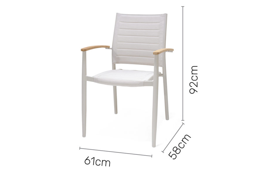 Portals-Lite Dining Chair dimensions