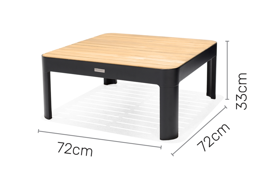 Portals Square Coffee Table dimensions