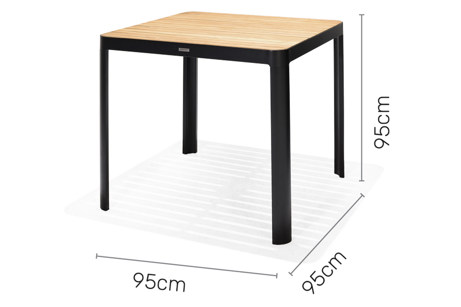 Portals Square Bar Table dimensions