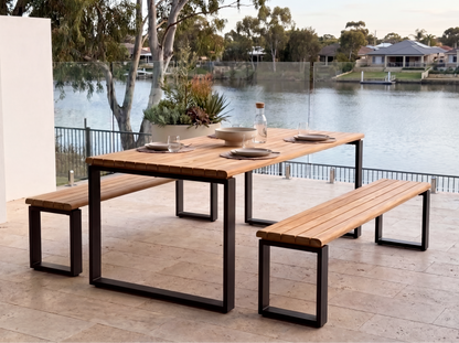 Vannes Dining Bench Setting – 3pc