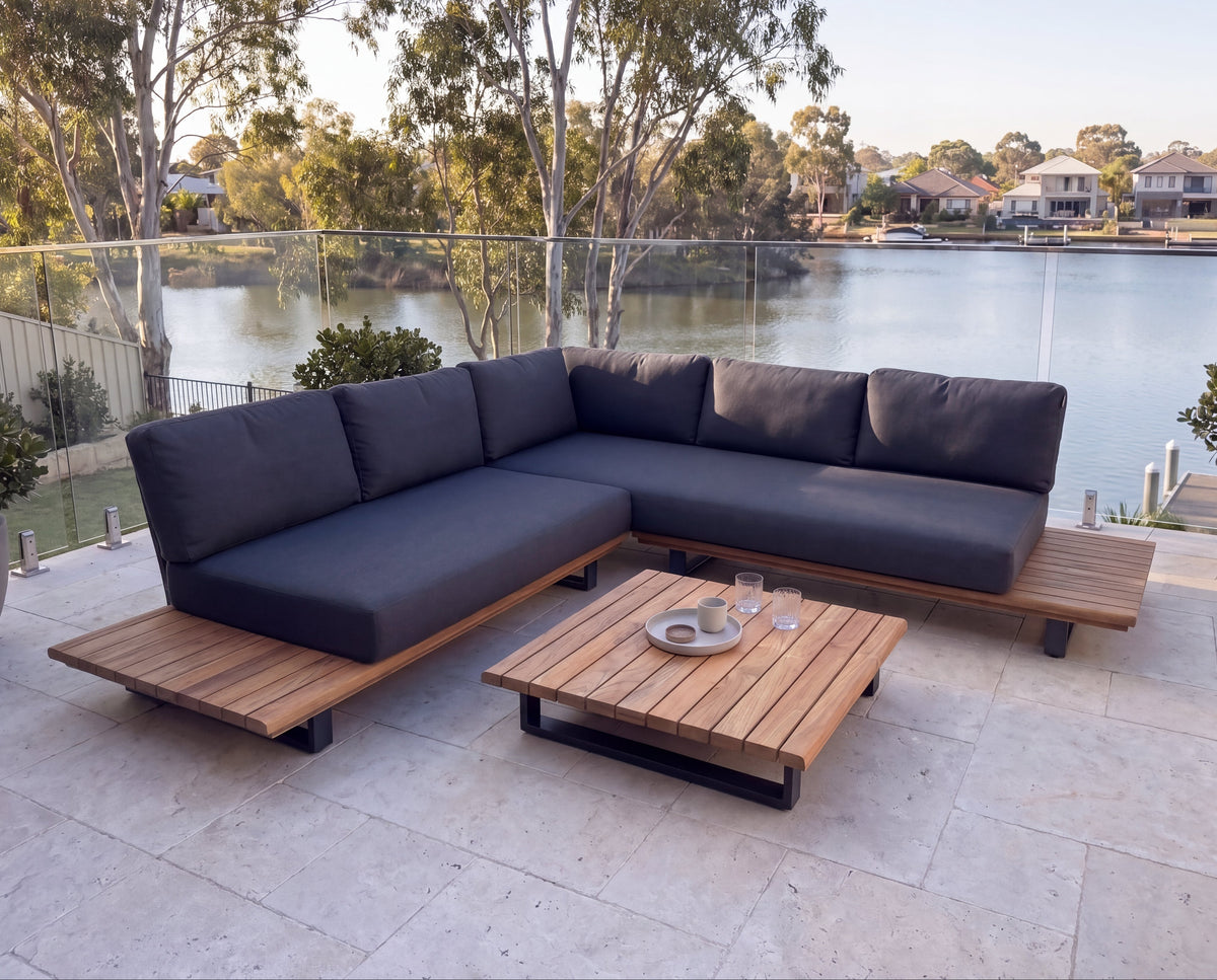 Vannes Corner Lounge – 3pc (inc. Coffee Table)