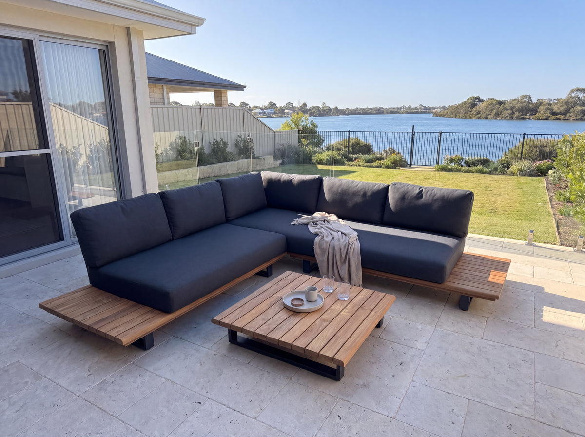 Vannes Corner Lounge – 3pc (inc. Coffee Table)