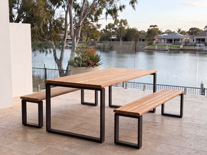 Vannes Dining Bench Setting – 3pc