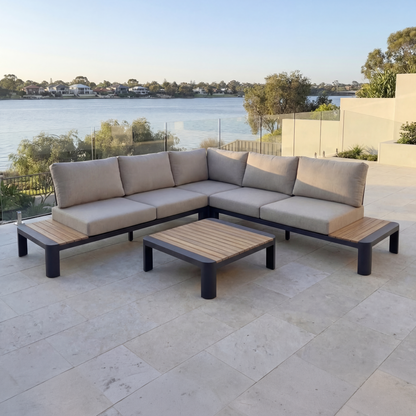 Byron Corner Lounge Setting – 3 pc (inc. Table)