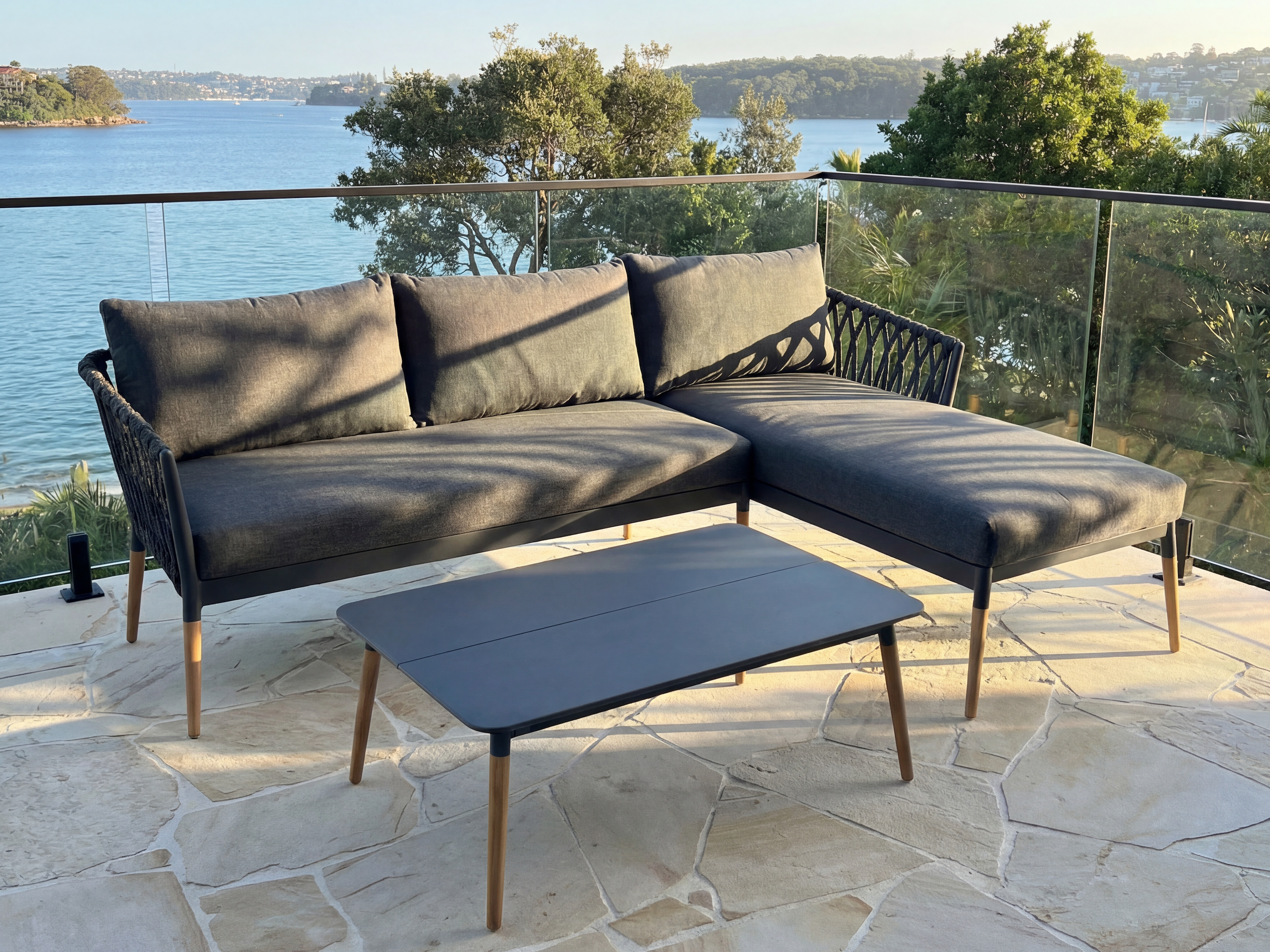 Ipanema Chaise Lounge Setting – 3 pc (inc. Table)