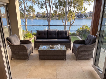 Naida Wicker Lounge – 4pc Setting