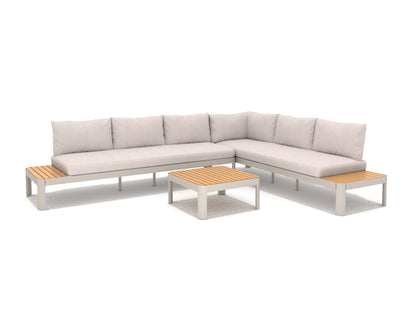 Portals 6-seat Corner Lounge Setting – 3 pc (inc. Table)