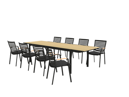 Panama & Portals Extendable Dining Set