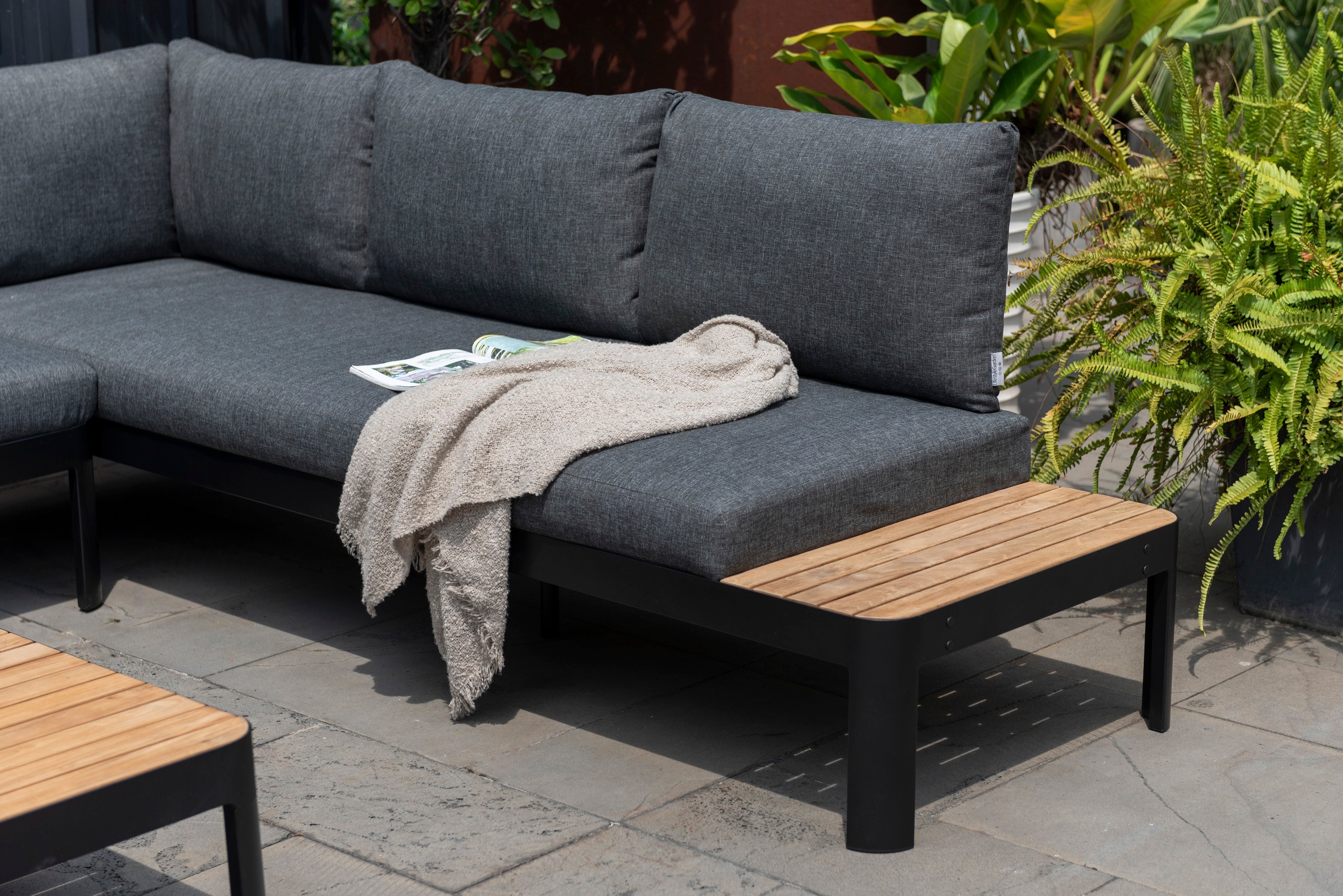 Portals 6-seat Corner Lounge Setting – 3 pc (inc. Table)
