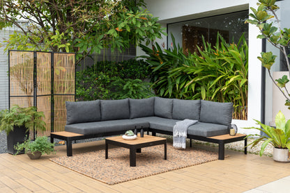 Portals 5-seat Corner Lounge Setting – 3 pc (inc. Table)