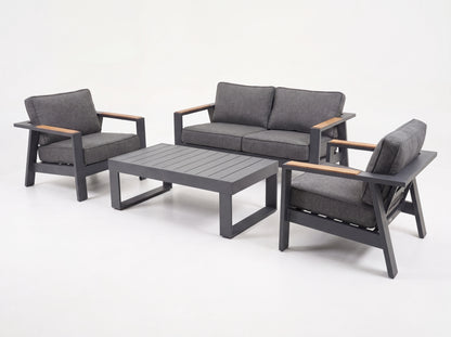Palau 4-seat Lounge Setting – 4 pc (inc. Douglas Table)